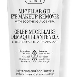 Marcelle 3-in-1 Micellar Gel Eye Makeup Remover, Hypoallergenic and Fragrance-Free, 3.3 fl oz