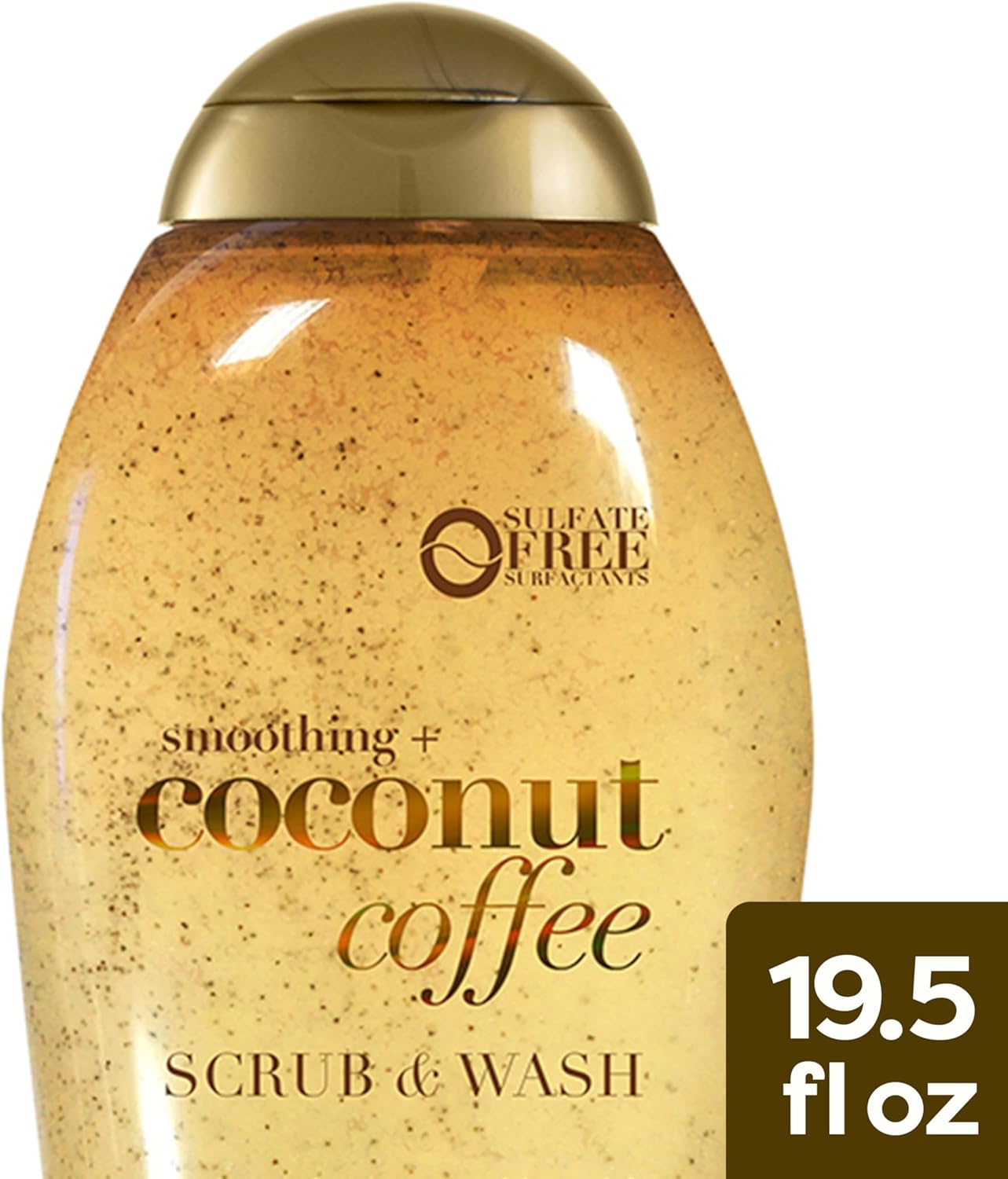 OGX Smoothing + Coconut Coffee Exfoliating Body Scrub with Arabica Coffee & Coconut Oil, Moisturizing Body Wash for Dry Skin, Paraben-Free with Sulfate-Free Surfactants, 19.5 Fl Oz - Image 6