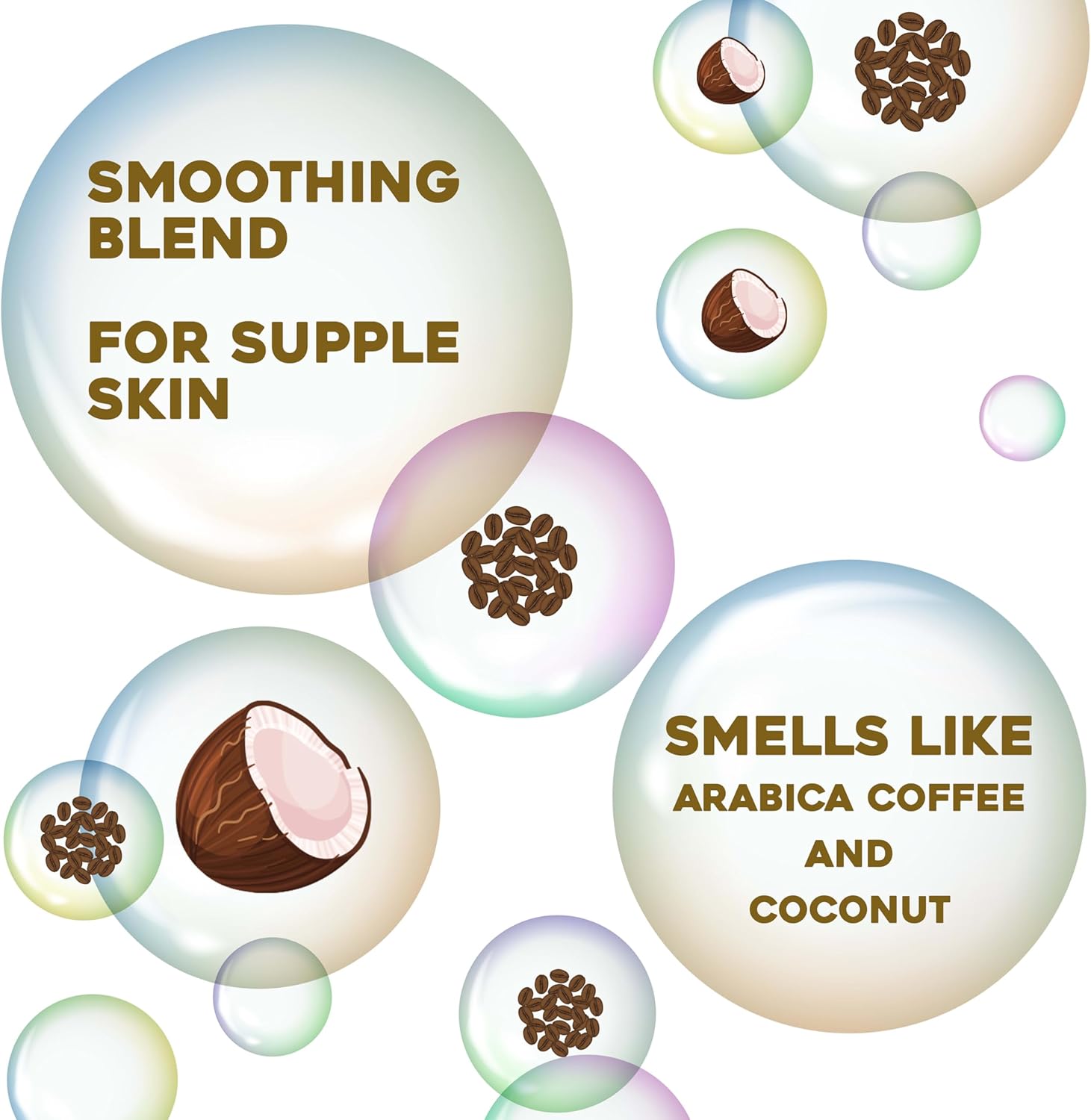 OGX Smoothing + Coconut Coffee Exfoliating Body Scrub with Arabica Coffee & Coconut Oil, Moisturizing Body Wash for Dry Skin, Paraben-Free with Sulfate-Free Surfactants, 19.5 Fl Oz - Image 7