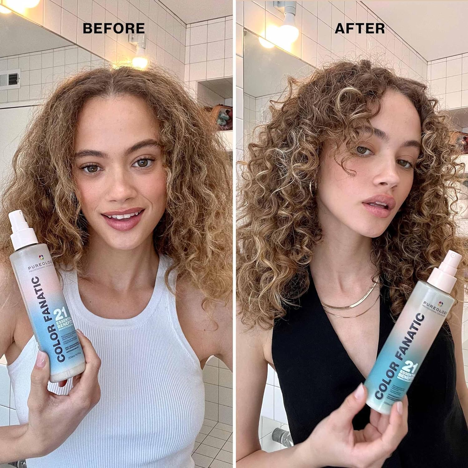 Pureology Color Fanatic Leave-in Conditioner | Hair Treatment and Detangler Spray | Smooths Frizz and Protects Hair Color From Fading | Heat Protectant | Vegan - Image 3