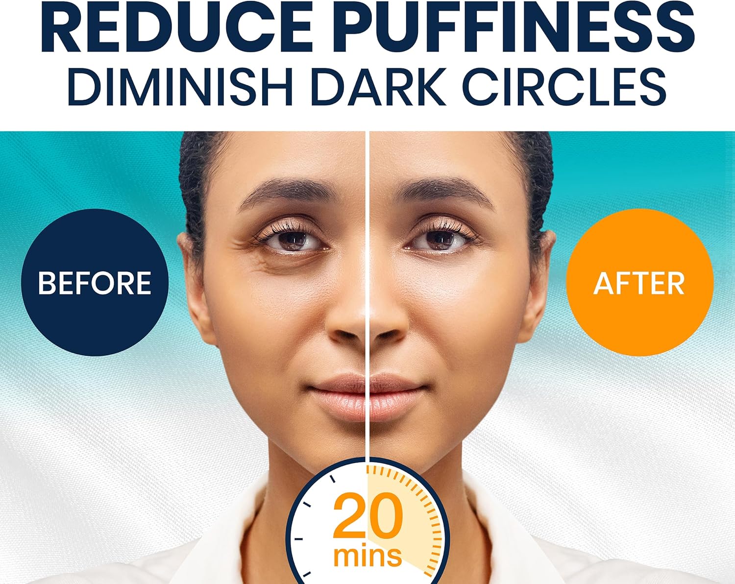 Under Eye Patches for Dark Circles and Puffy Eyes (30 Pairs), Marine Collagen Eye Gel Pads for Puffiness with Vitamin C, Hyaluronic Acid, and Pearl Extract, Eye Mask for Dark Circles and Puffiness - Image 2