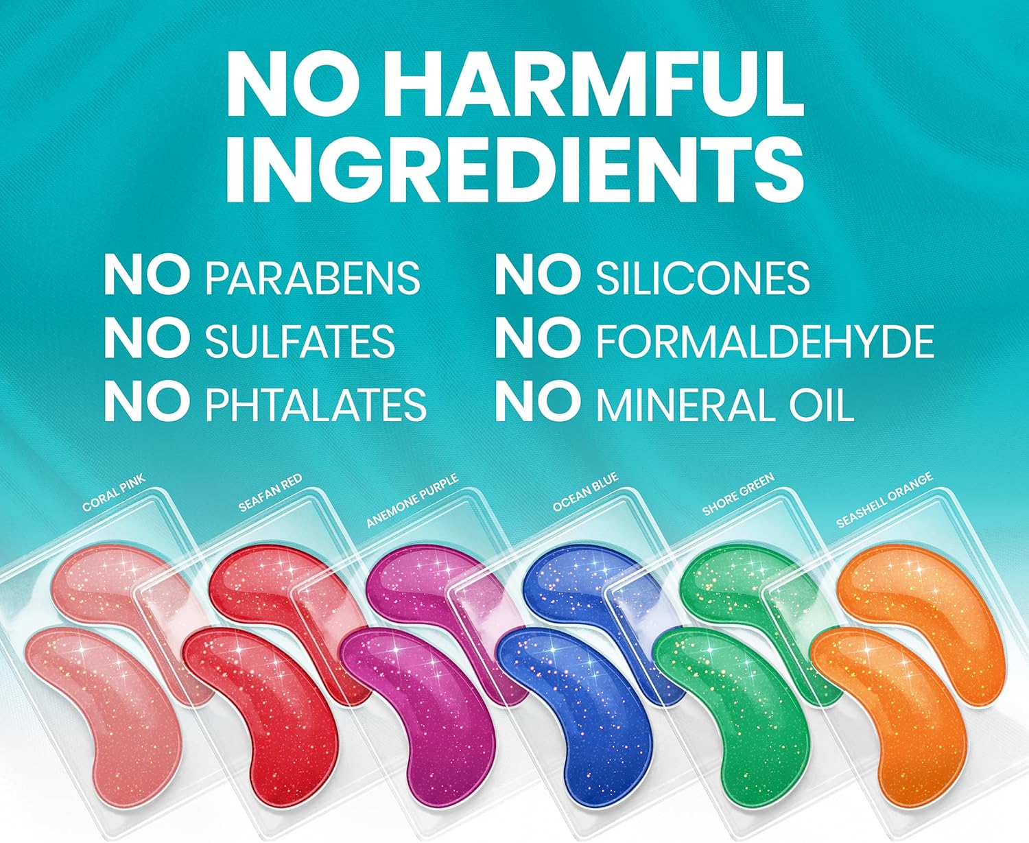 Under Eye Patches for Dark Circles and Puffy Eyes (30 Pairs), Marine Collagen Eye Gel Pads for Puffiness with Vitamin C, Hyaluronic Acid, and Pearl Extract, Eye Mask for Dark Circles and Puffiness - Image 5